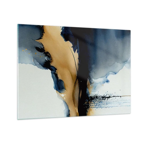 Impression sur verre - Image sur verre - Derrière le rideau - 70x50 cm