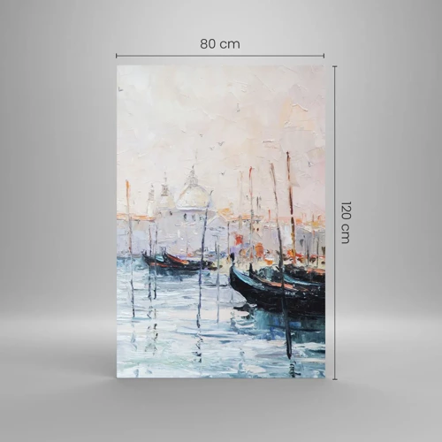 Impression sur verre - Image sur verre - Derrière l'eau, derrière le brouillard - 80x120 cm