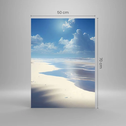 Impression sur verre - Image sur verre - Des vacances paradisiaques - 50x70 cm