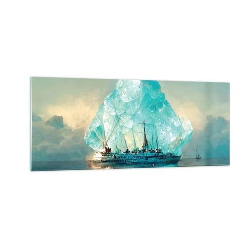 Impression sur verre - Image sur verre - Diamant arctique - 100x40 cm