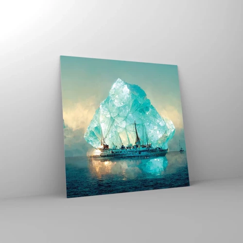 Impression sur verre - Image sur verre - Diamant arctique - 60x60 cm