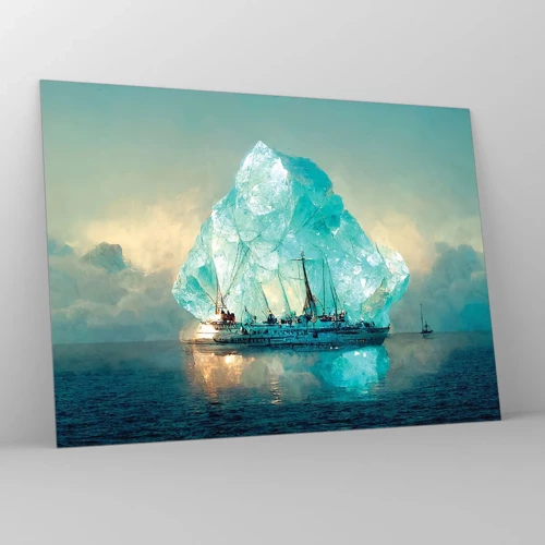 Impression sur verre - Image sur verre - Diamant arctique - 70x50 cm