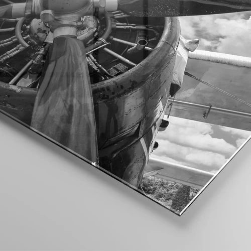 Impression sur verre - Image sur verre - Dompteur de ciel - 70x70 cm