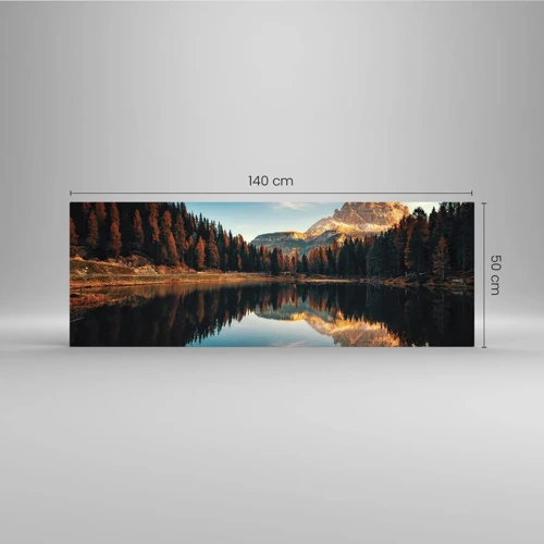 Impression sur verre - Image sur verre - Double paysage - 140x50 cm