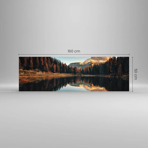 Impression sur verre - Image sur verre - Double paysage - 160x50 cm