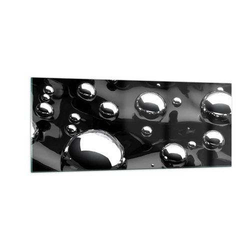 Impression sur verre - Image sur verre - D'un ton noir - 100x40 cm