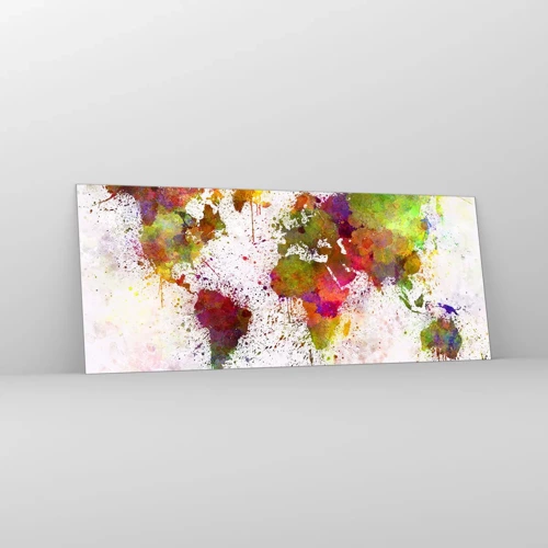 Impression sur verre - Image sur verre - D'une certaine manière ça s'est passé de la même façon - 100x40 cm