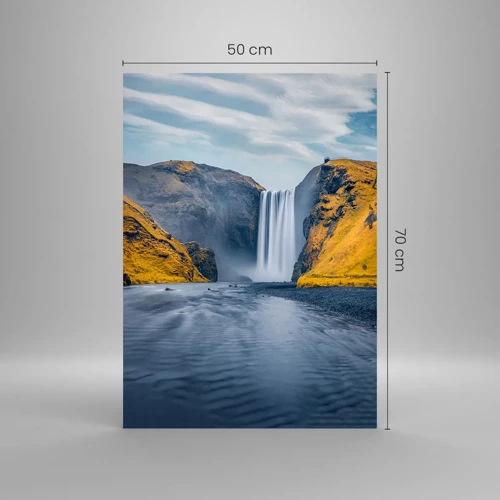 Impression sur verre - Image sur verre - Durée éternelle, mouvement éternel - 50x70 cm