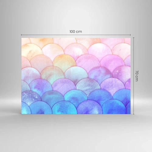 Impression sur verre - Image sur verre - Écailles de perles - 100x70 cm