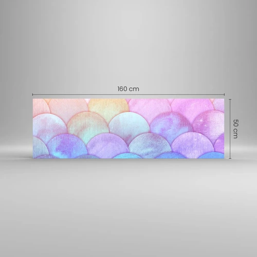 Impression sur verre - Image sur verre - Écailles de perles - 160x50 cm