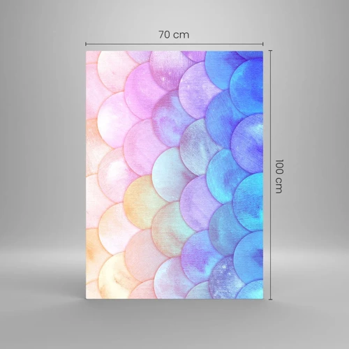 Impression sur verre - Image sur verre - Écailles de perles - 70x100 cm