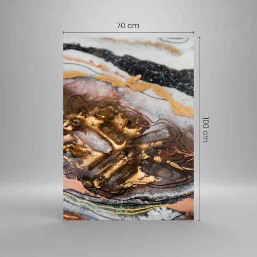 Impression sur verre - Image sur verre - Élément de la terre - 70x100 cm