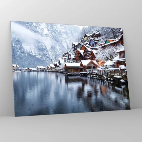 Impression sur verre - Image sur verre - En décoration hivernale - 70x50 cm