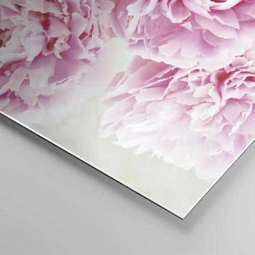 Impression sur verre - Image sur verre - En glamour rose - 100x40 cm