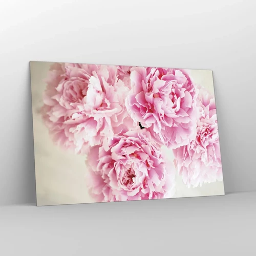 Impression sur verre - Image sur verre - En glamour rose - 120x80 cm