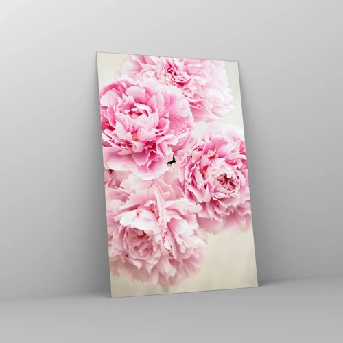 Impression sur verre - Image sur verre - En glamour rose - 80x120 cm