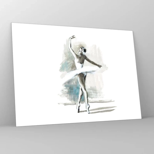 Impression sur verre - Image sur verre - Enchantement du cygne - 70x50 cm