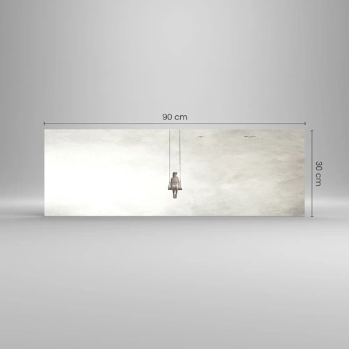 Impression sur verre - Image sur verre - Enfant en nous - 90x30 cm