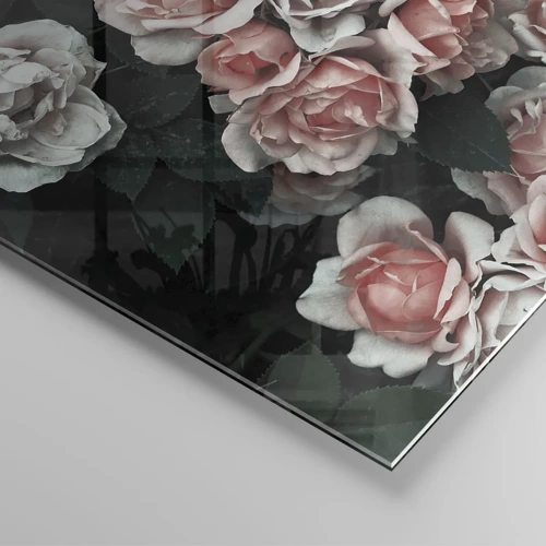 Impression sur verre - Image sur verre - Ensemble de rose - 120x50 cm