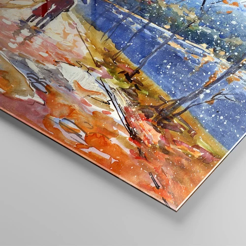 Impression sur verre - Image sur verre - Ensemble jusqu'au bout du temps - 120x50 cm