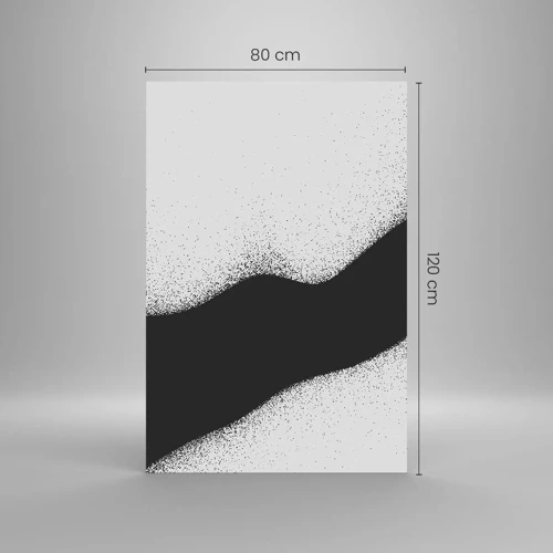 Impression sur verre - Image sur verre - Équilibre fluide - 80x120 cm