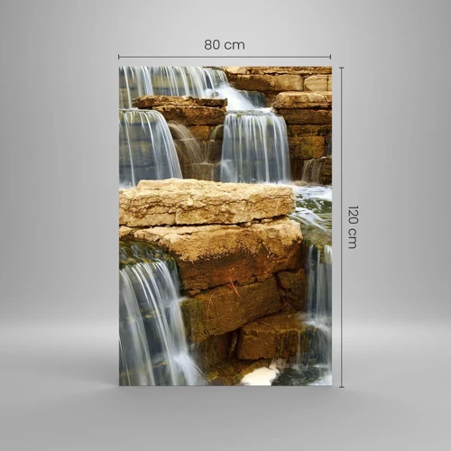Impression sur verre - Image sur verre - Escalier vers le ciel - 80x120 cm
