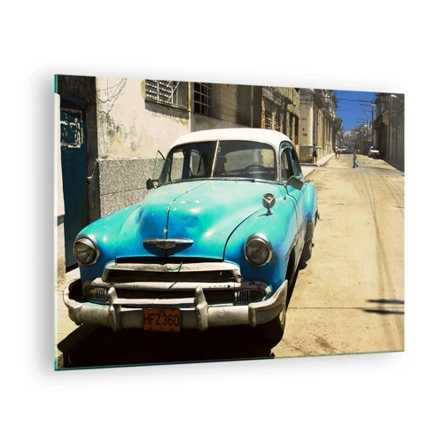 Impression sur verre - Image sur verre - Et vive Cuba ! - 70x50 cm