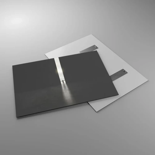 Impression sur verre - Image sur verre - Étape vers un avenir radieux - 100x70 cm
