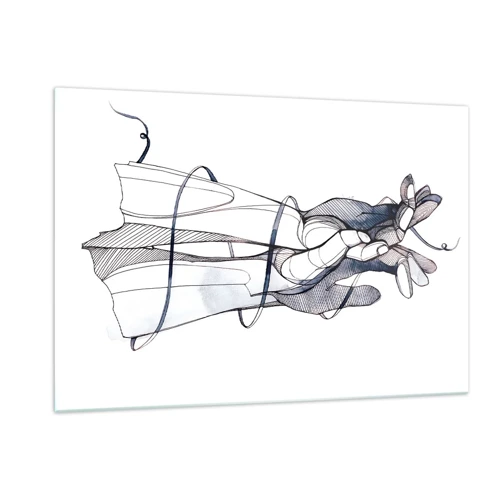 Impression sur verre - Image sur verre - Étude du touché - 120x80 cm