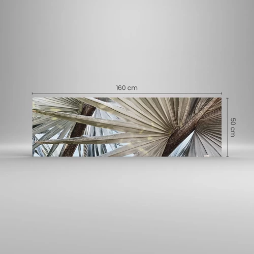 Impression sur verre - Image sur verre - Evantail sous les tropiques - 160x50 cm