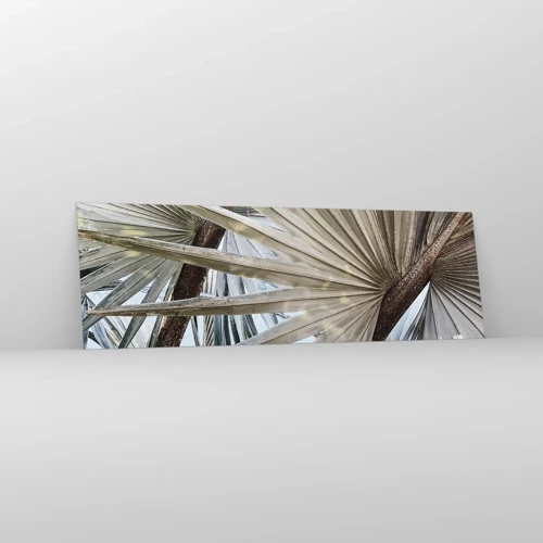 Impression sur verre - Image sur verre - Evantail sous les tropiques - 160x50 cm