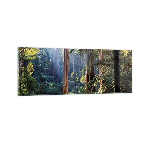 Impression sur verre - Image sur verre - Fable de la forêt - 140x50 cm
