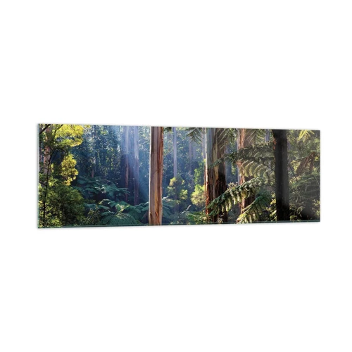 Impression sur verre - Image sur verre - Fable de la forêt - 160x50 cm