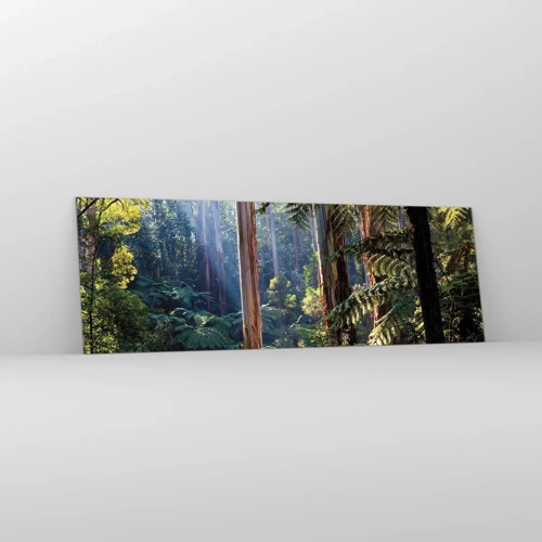Impression sur verre - Image sur verre - Fable de la forêt - 90x30 cm