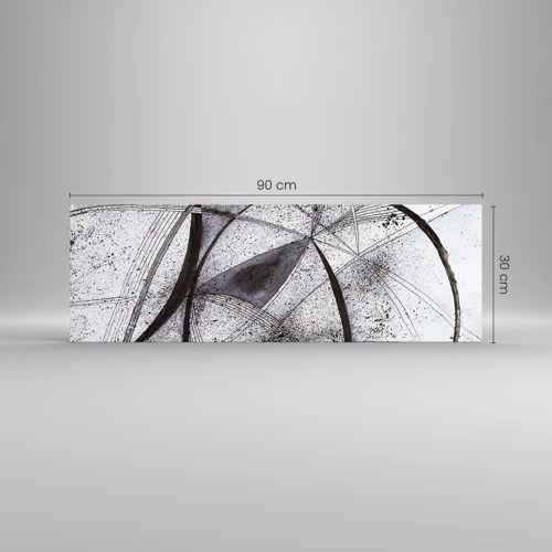 Impression sur verre - Image sur verre - Fantaisie futuriste - 90x30 cm