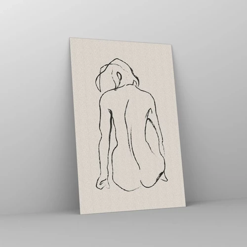 Impression sur verre - Image sur verre - Femme nue - 80x120 cm