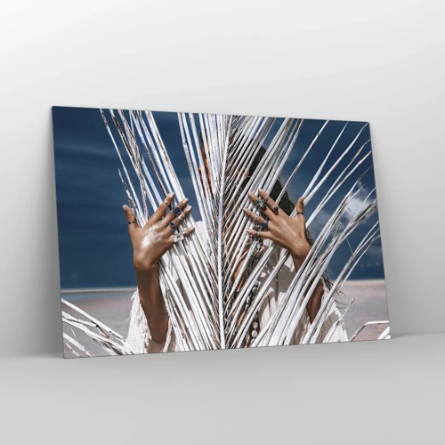 Impression sur verre - Image sur verre - Fille de chaman ? - 120x80 cm