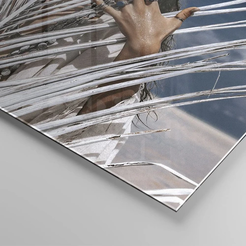 Impression sur verre - Image sur verre - Fille de chaman ? - 70x70 cm