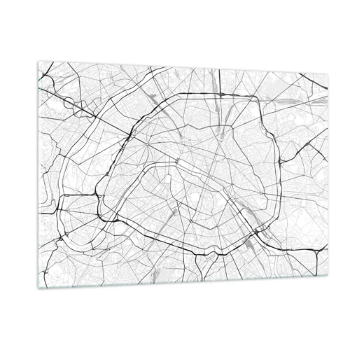 Impression sur verre - Image sur verre - Fleur de Paris - 120x80 cm