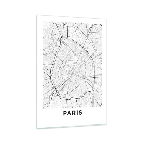 Impression sur verre - Image sur verre - Fleur de Paris - 80x120 cm