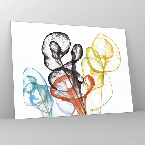 Impression sur verre - Image sur verre - Fleurs avec une âme - 70x50 cm