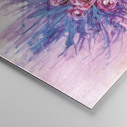 Impression sur verre - Image sur verre - Fontaine aux roses - 100x40 cm