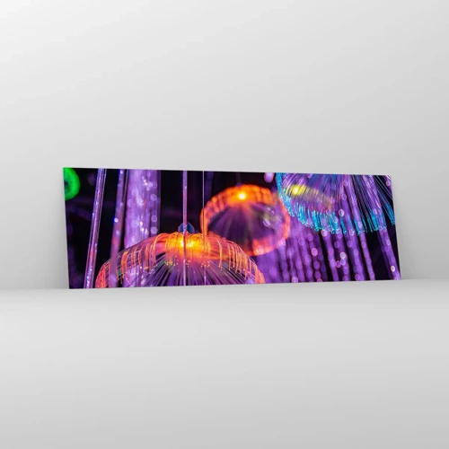 Impression sur verre - Image sur verre - Fontaine lumineuse - 160x50 cm