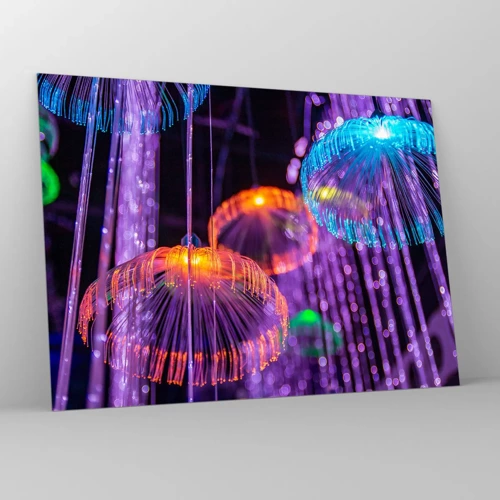 Impression sur verre - Image sur verre - Fontaine lumineuse - 70x50 cm