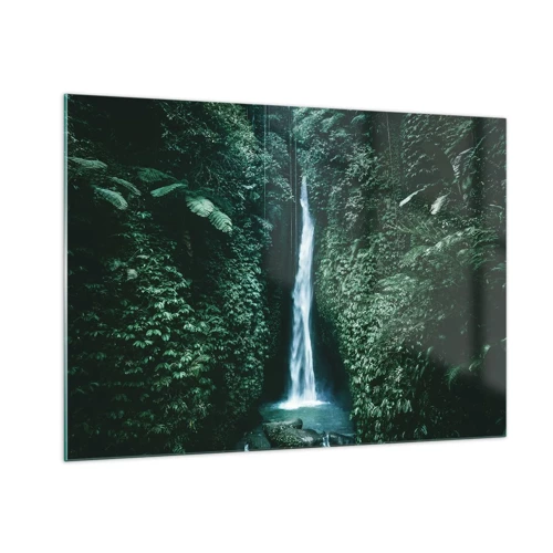 Impression sur verre - Image sur verre - Fontaine tropicale - 100x70 cm