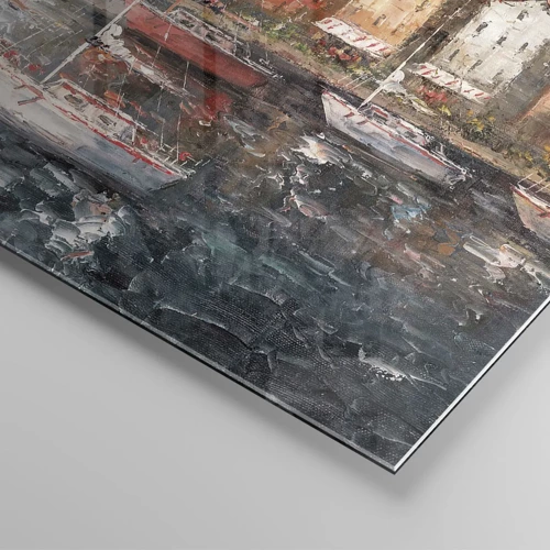 Impression sur verre - Image sur verre - Havre romantique - 140x50 cm