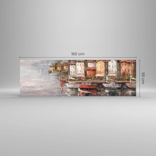 Impression sur verre - Image sur verre - Havre romantique - 160x50 cm