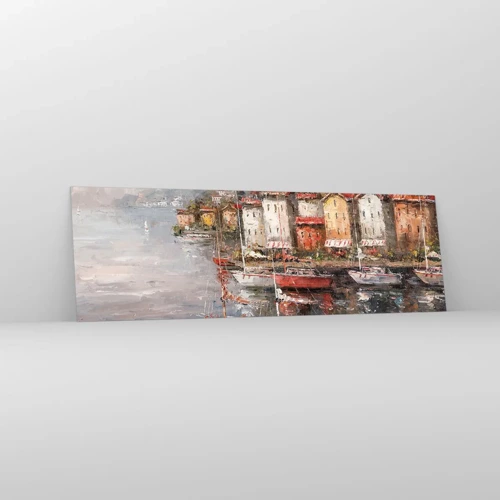 Impression sur verre - Image sur verre - Havre romantique - 160x50 cm