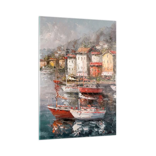 Impression sur verre - Image sur verre - Havre romantique - 50x70 cm