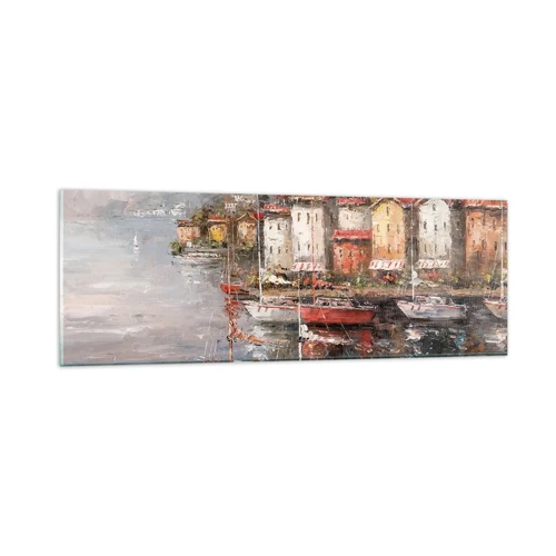 Impression sur verre - Image sur verre - Havre romantique - 90x30 cm